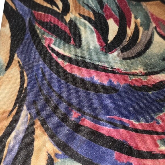 Vintage Oakton Multi Colour Mens Necktie - Picture 2 of 3